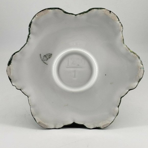 HABSBURG CHINA AUSTRIA HAND PAINTED WATER LILLIES LILLY PORCELAIN PITCHER - Picture 7 of 8